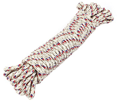 Ruilogod Nylon Braided Cord Clothes Hanging Rope Clothesline 10M 33Ft Long (id: 458 663 59c ebc f07