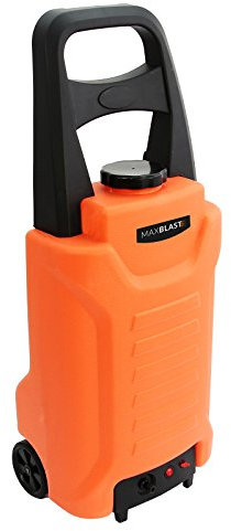 Portamangueras Carro Agua Herramienta Kit Limpieza Ventanas Coches Pértiga Telescópica Capacidad 30L Manguera Flexible Limpiacristales Profesional Comercial Riego Alta Presión con Accesorios Gratis