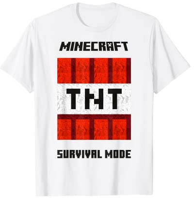 Minecraft TNT Survival Mode Large T-Shirt