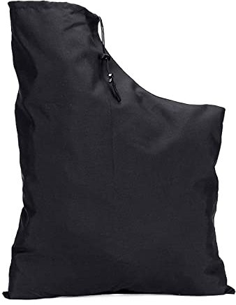NINVVS 1 piece of leaf blower storage bag, leaf vacuum bag, leaf blowing bag with drawstring, adjustable collection bag, indoor and outdoor vacuum bag (black)