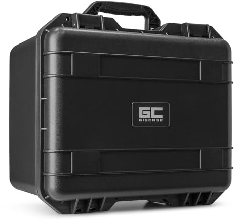 Power Dynamics GIGCase16, Estuche rígido universal de espuma para cámaras, estuche para DJ, estuche fotográfico, estuche protector, estuche universal para DJ, estuche impermeable, negro