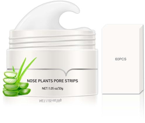 Miioto Point Noir Dissolvant Nez Bandes, Masque Point Noir Visage, Nose Plants Pore Strips, Blackhead Remover Masque Nasal, Nettoyage en Profondeur, Beauté et Soins de la Peau, 30g