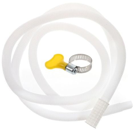 ETHZZLE Manguera De Drenaje para Aire Acondicionado De Metros con Abrazadera Tubo Flexible y Resistente para Unidades Exteriores para Desagüe y Fácil Instalación