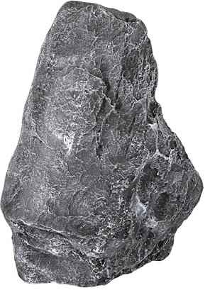 Arnusa Künstlicher Gartenfelsen Findling Deko für Garten & Teich Gartenstein Steinskulptur aus Polyresin