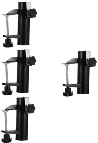 ibasenice 4pièces Porte-Parasol pour Extérieur Support De Fixation Pratique pour Plage Balcon Et Jardin Accessoire pour Parasols De Table