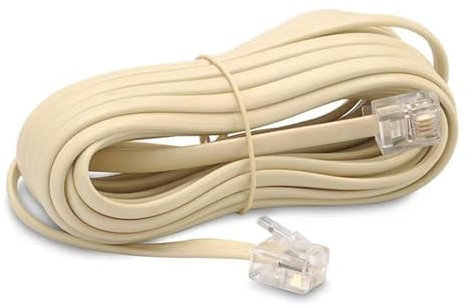 levitantes Cable telefónico - cable en espiral de 3 m, color blanco, ideal para conexiones telefónicas. Flexible y duradero, facilita la instalación.*