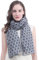 Lina & Lily Damen Schal mit Eule Motiv (Grau)