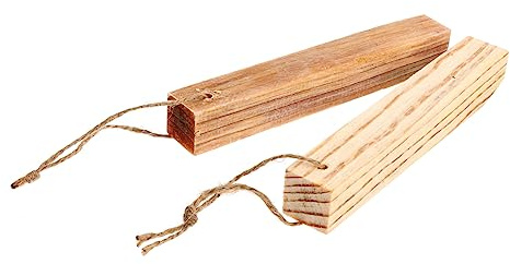 VANZACK 2pcs Camping Fire Starter Sticks Fatwood Chips Quick Ignition Strips for Outdoor Barbecue Cooking Grilling Survival Kit