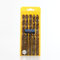 JOVANT Lot de 5 forets en cobalt M35 HSS haute vitesse pour perceuse/visseuse en acier inoxydable robuste 10 mm
