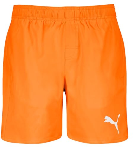 PUMA Mid Length, Pantalones Cortos De niño, Sun Orange,