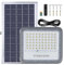 FREMON 200W Lampe Solaire Exterieur, 2100lm Projecteur Solaire avec Fonction Timing, Spot LED Solaire, 5M Câble Éclairage Extérieur Solaire,Lampe Lumiere Solaire Exterieur pour Jardin,Garag, Cour