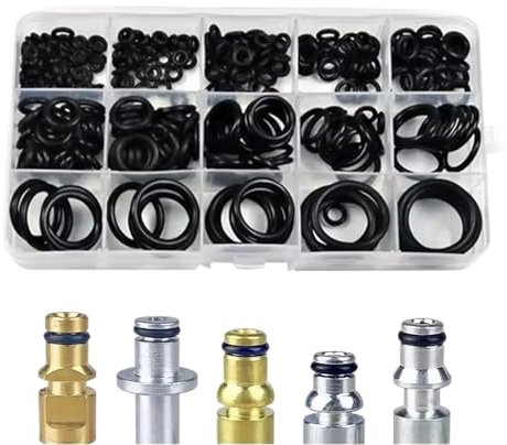 O Ring Kit - O Rubber Gasket Washer Seal Set, Assorted Collection | Precise Leak Repair Tool, Durable Sealing Rings For Automotive Plumbing Water Pipe Hydraulic Faucet Maintenance