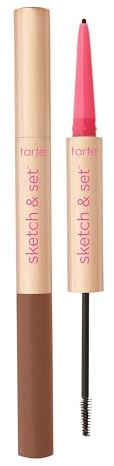 Tarte Sketch & Set Matita Sopracciglia e Gel Colorato Marrone Medio