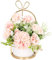 Hobyhoon - Fiori artificiali in seta con vaso, composizione floreale con ortensie e crisantemi, centrotavola, decorazione per la casa, scrivania e soggiorno, matrimoni