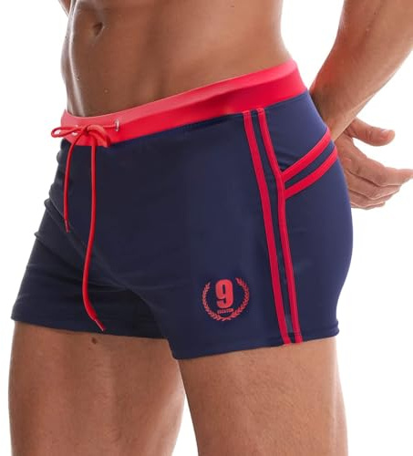Arcweg Bañador de Natación Hombre Traje de Baño Corto para Hombres Calzoncillos Secado Rápido Elástica Deportes Acuáticos L(EU)