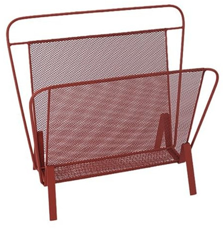 GNBOW Porte-revues, Porte-revues en Treillis Métallique, Porte-journaux Vintage, Porte-journaux Autoportant