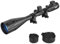 Afranti Lunette de ViséE 6-24x50 avec TéLéMèTre Mil-Dot Aoeg 5 RéGlages de Luminosité avec Monture Rail Picatinny 20mm/22mm et Housses pour la Chasse