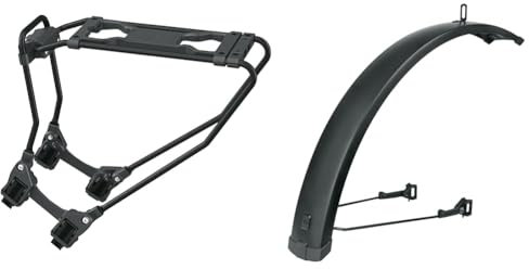 SKS GERMANY Infinity UNIVERSAL Gepäckträger & Infinity UNIVERSAL Mudguard Front 75 27.5 - 29 Vorderrad-Schutzblech
