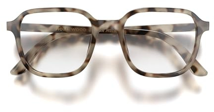 LONDON MOLE® Hollywood gafas bloqueadoras de luz azul | Bloqueadores azules de forma cuadrada | Anti vista cansada para pantallas | Hombre y mujer Unisex | Bisagras de resorte