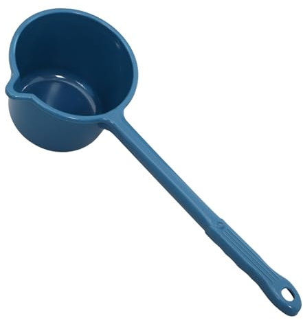 UTHCLO Mestolo per Acqua Resistente e Leggero con Manico Ergonomico in Pp Blu per Bagno e Faccende Domestiche, Mestolo per Uso Familiare