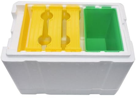 Caja de colmena de abejas, refugio de miel de espuma, equipo de apicultura, estructura aislada, ideal para principiantes, granja, mantenimiento, polinización, apareamiento, cría, invierno, patio