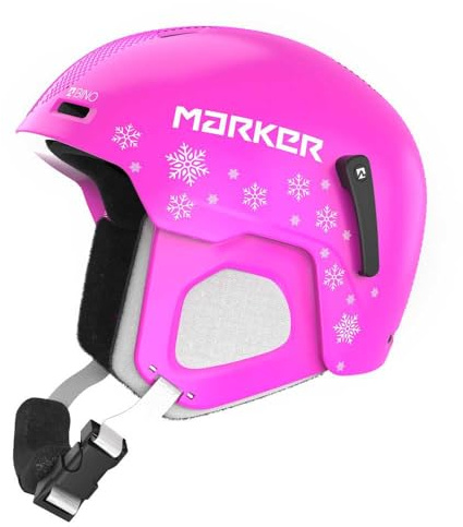 Marker Snow Bino - Casco de esquí para niño, talla XS, color rosa