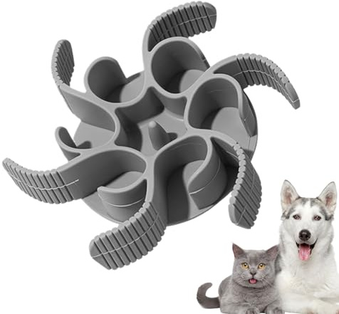 Slow Eating Dog Bowl | Puppy Accessories Mat Anti-Choking | Puzzle Puppy Slow Feeder Bowl Insert,for puppy Medium Large Breed Food Treat Butter Yogurt Stimulation Training Enrichment Boredom
