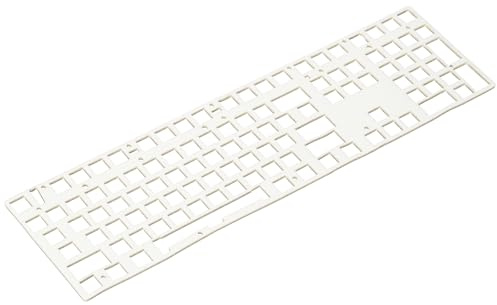 PATIKIL Espuma de teclado de 5 x 17 pulgadas, diseño 104/108 para teclado, amortiguación de sonido, almohadilla de espuma, interruptores amortiguadores para teclados mecánicos, color blanco