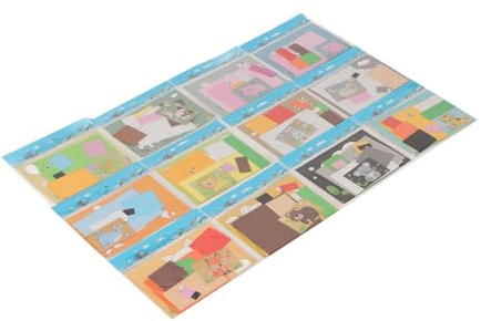 HEEPDD Juguete Adhesivo de Espuma EVA 3D, Divertido Juego de Rompecabezas DIY para Niños Pequeños y Niños, Ideal para Fiestas y Actividades Artesanales Juguete Adhesivo de Espuma EVA 3D, Seguro para