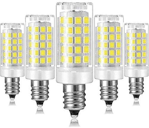 DFrywdgSEY Bombilla LED, Bombilla LED E11 de 7 W, 220-240 V, equivalente a una bombilla halógena 70, 700 lm, casquillo dos pines for lámpara araña
