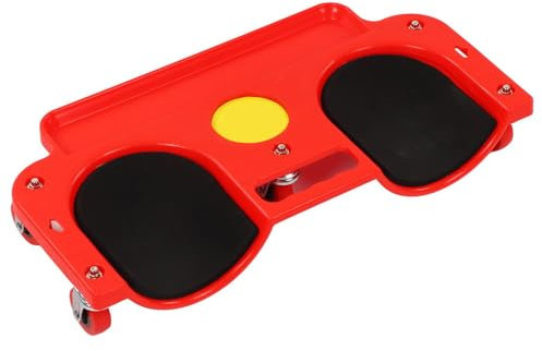 Uadme Genouillère Roulette, Protecion de Rodillas Movil, Cadre Robuste avec 5 roulettes Pivotantes, Plateau à Outils de Réparation pour Mécanicien, Charpentier, Plancher
