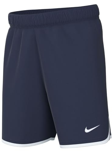 Nike Soccer Shorts Y Nk DF LSR V Short W, Midnight Navy/White/White, DH8408-410, S