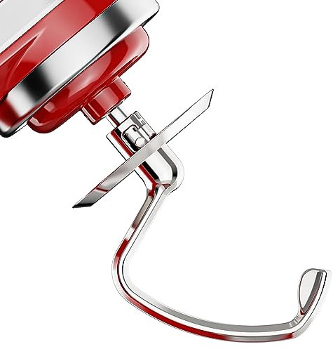 GVODE Gancio per impasto per Kitchenaid, Gancio per impasto K45DH per impastatrice a colonna da 4,5-5 QT, Attacco per impasto in acciaio inox lavabile in lavastoviglie