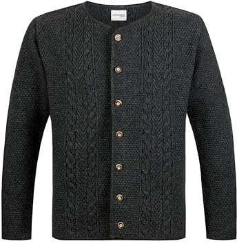 Bergfeuer herr Trachtenjanker Caselli Cardigan-tröja