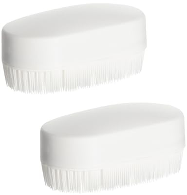 BORFUE 2pcs Sensory Brush Therapy Brush Stimulating and Calming Tools Bath Brush Sensory Processing Soft Bristles Tool for Baby