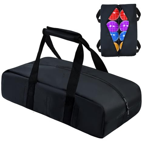 Upgraded Bocce Ball Carry Bag with 8 Compartments Waterproof 17 * 9inch