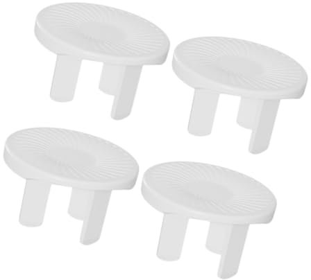 DIYEAH 4pezzi Tappi Protezione Prese Elettriche Per Ragazzo Ragazza Ragazza Coperture Sicure Installazione Facile e Rimozione Semplice Adatte Prese Materiali Robusti e Durevoli Design