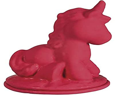 Rayher 34436000 Latex Rubber Mould for Casting with Plaster, Concrete and Soap, Reusable Craft Mould, Unicorn Design, 8 x 11 cm