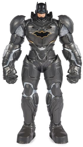 DC BATMAN - Figurine Batman 30 Cm Giant Series - Batman Figurine Articulée - Revivez Les Aventures De L'homme Masqué - Créez Vos Propres Combats Contre L'ennemi - Super Héros - Jouet Enfant 3 Ans Et +