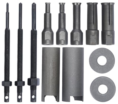 aleawol 12 Stück 9-23 mm Innen Radlager Abzieher, Motorrad Innenlager Abzieher Lagerabzieher Ausbauwerkzeug Set mit 5tlg Offene Clips für Motorrad Kugellager