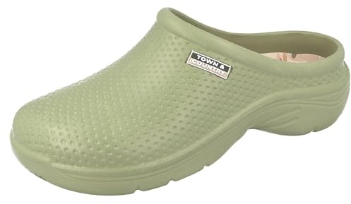 Town & Country Clogs Mens/Womens Ladies/Gents Gardening Super Soft Clogs/Cloggies Lightweight Cushioned Some Colours with Fleecy Insole