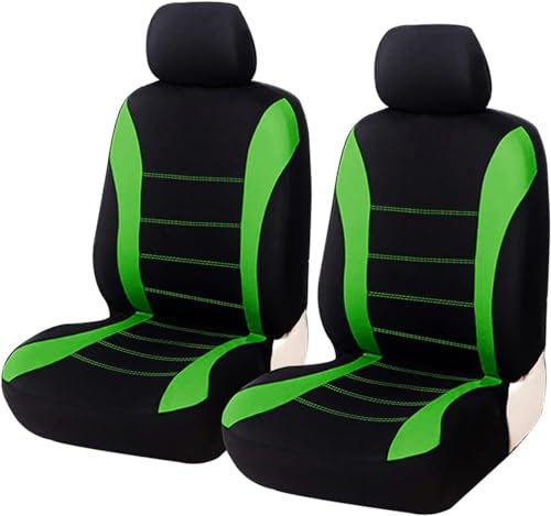 JEKAVA 2 Sitz Auto Sitzauflagen Universal Autositzbezüge Atmungsaktiv Auto Schonbezug Schoner Auto Zubehör Innenraum Gadget