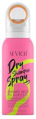 SEVICH Dry Shampoo Spray - Oil-Absorbing Fluffy Wash Free, Ten 0.2mm Atomization Holes,Natural Ingredient Extract,Without Residue for Men and Women, 100ml (Green ribbon) Floral-Miss Lady