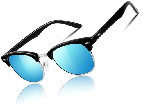 CGID Occhiali da Sole da Uomo Donna Polarizzati Retro Vintage Classico Guida Pesca Sportivi UV400