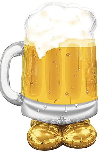 amscan 4237411 - Airloonz: Big Beer Mug Foil Balloon