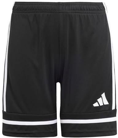 adidas Mixte Enfant Squadra25 Short Kids Shorts, Black/Black/White, 13-14 Years