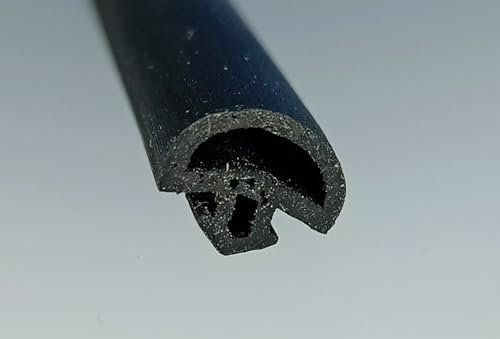 Mushroom Seal P-4 Black Replacement Seal for Multi-Wall Sheet Profiles, Greenhouse and Conservatory (1 Roll, 10, Metres)
