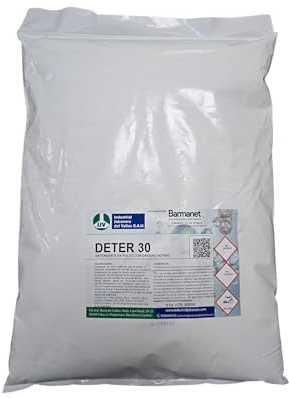 DETER 30 Detergente en Polvo con Oxígeno Activo, 10 kg