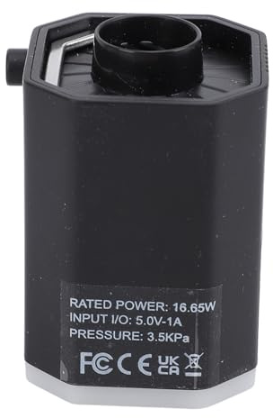 CHICIRIS Mini Pompe à Air Compacte avec Batterie Rechargeable, Gonfleur Rapide pour Flotteurs de Piscine et Tapis de Camping, Adaptée aux Aventures en Plein Air, 1600 MAh