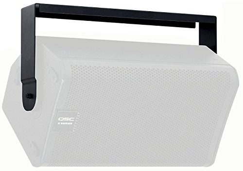 QSC E110YM-BK Powder Coated Steel Yoke Mount for E110 Loudspeaker, Black